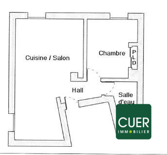 Appartement - 43 m² - 2 pièces