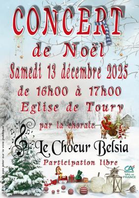 Concert de Noël par le Choeur Belsia