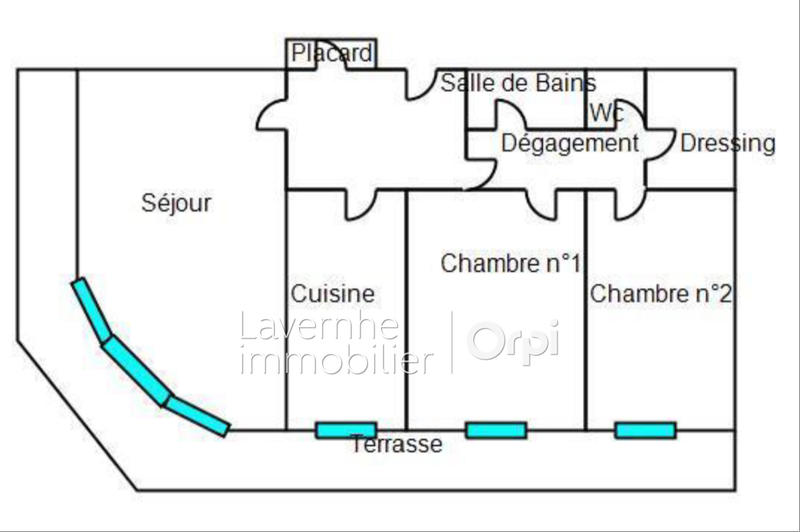 Appartement - 67 m² - 3 pièces