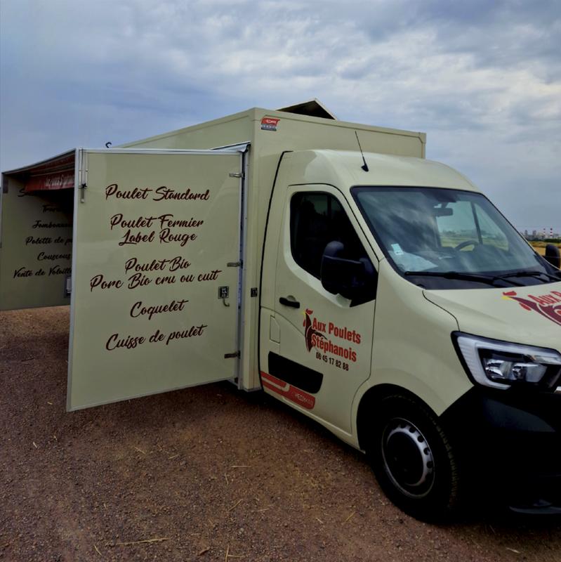 Aux Poulets Stephanois - Rôtisserie ambulante sur les marchés