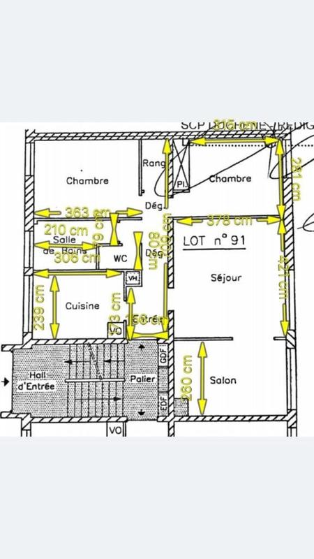 Appartement - 68 m² - 4 pièces