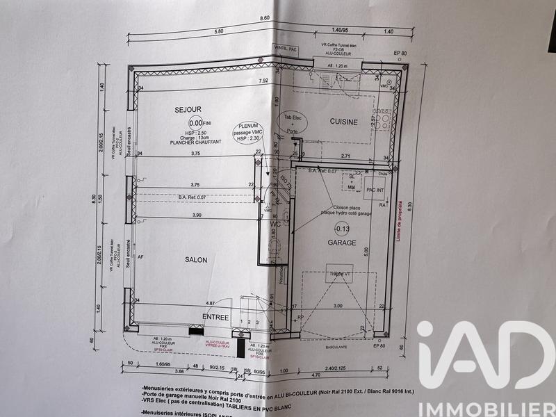 Maison - 80 m² - 4 pièces