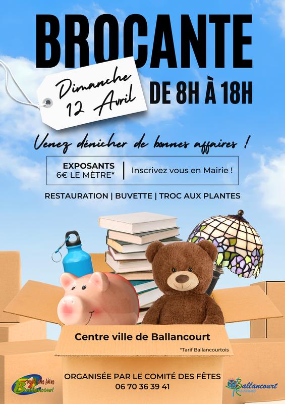 Brocante - vide grenier - marché aux plantes du centre ville