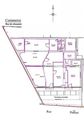 Local commercial - 210 m²