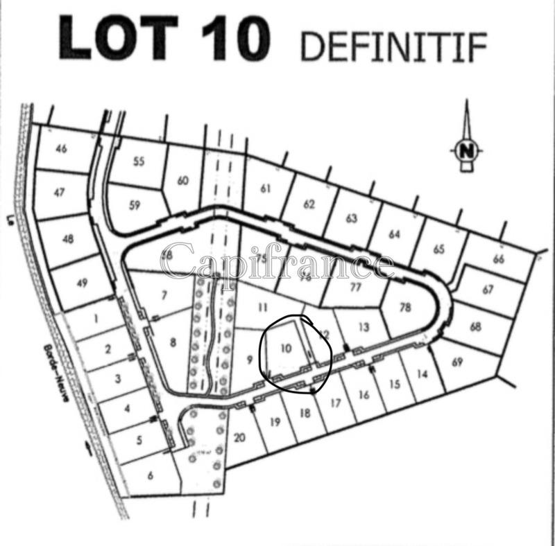 Terrain constructible - 750 m²