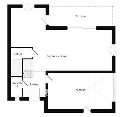 Maison - 91 m² - 4 pièces