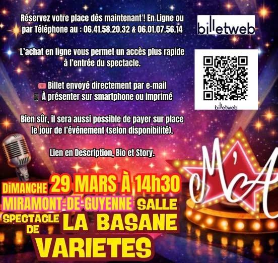 Spectacle de variété - les Tubes 60-70-80s