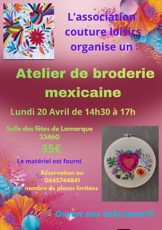 Atelier de broderie mexicaine