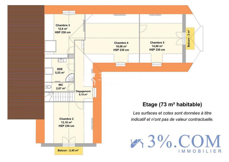 Demeure - 209 m² - 7 pièces