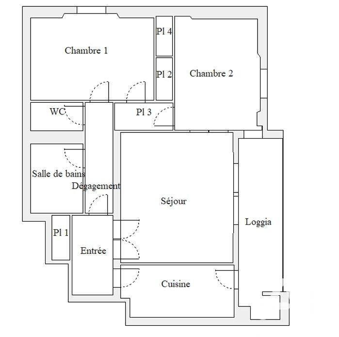 Appartement - 68 m² - 3 pièces