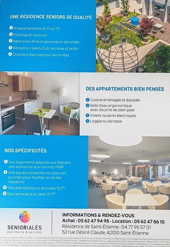 Appartement - 46 m² - 2 pièces