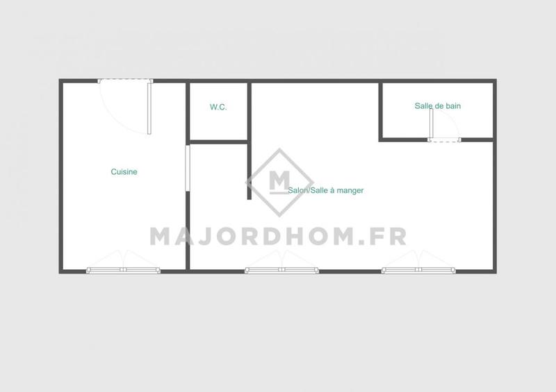 Appartement - 31 m² - 2 pièces