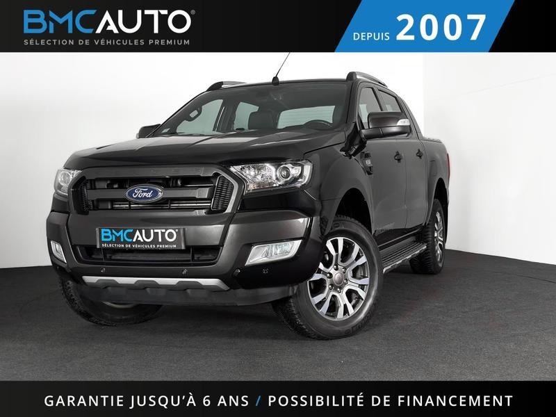 Ford Ranger Double Cabine 1°Main 3.2l Tdci 200ch Wildtrack Cuir Chauff Carplay Gps Camera Attelage