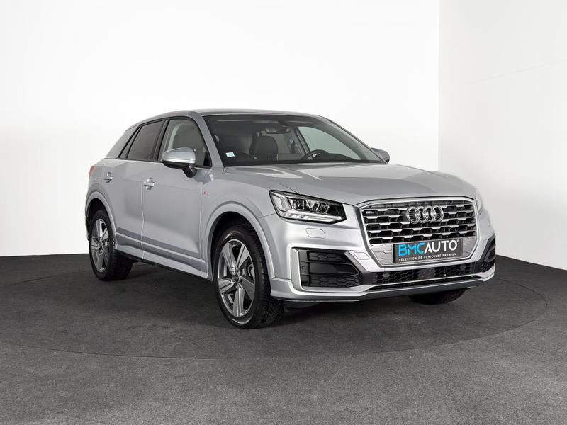Audi Q2 s-Line 30 Tdi 116ch s-Tronic Ja18p Cuir Chauff Carplay Gps Camera Regul Clim 1°Main 116 Ch