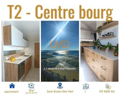 Appartement - 52 m² - 2 pièces