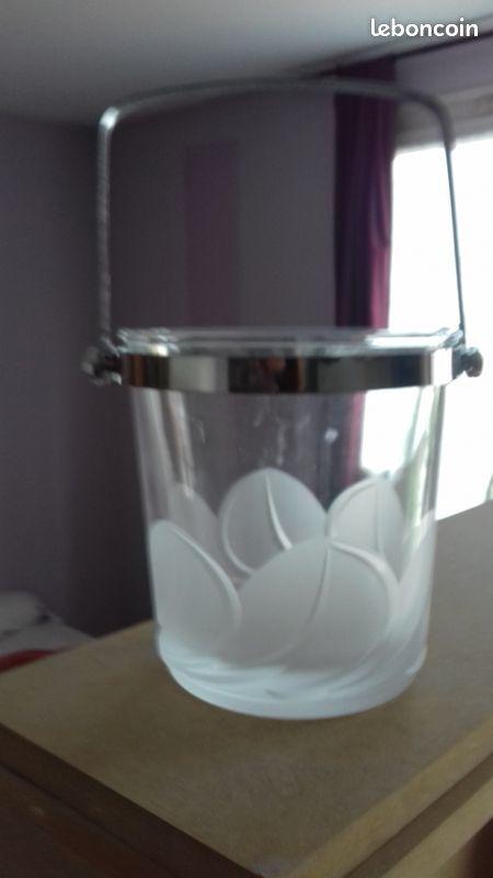 Seau a glaçon  en cristal