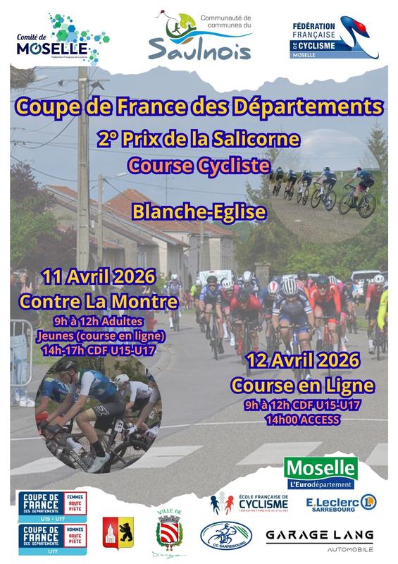 Course cycliste - Course en ligne - Coupe de france des Départements