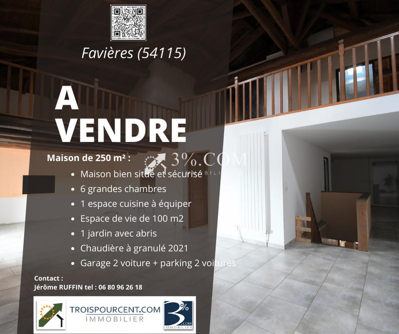 Maison - 250 m² - 8 pièces