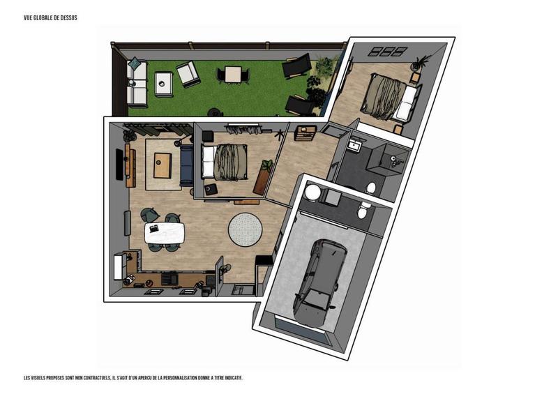Maison - 65 m² - 3 pièces
