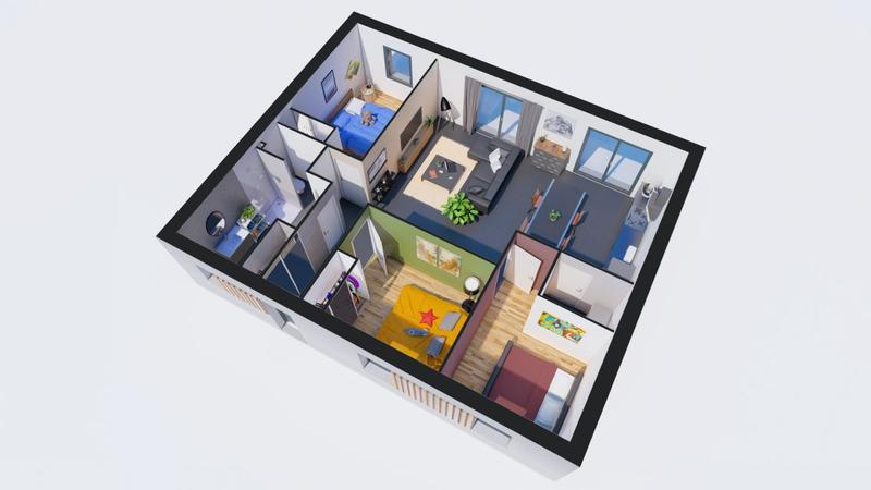 Maison - 100 m² - 4 pièces