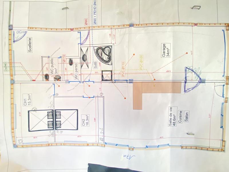 Maison de domaine équestre - 95 m² - 3 pièces