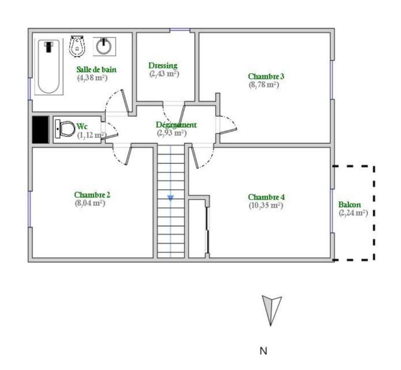 Maison - 116 m² - 5 pièces