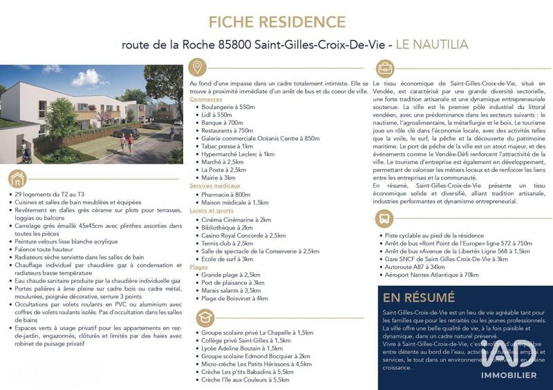 Appartement - 57 m² - 3 pièces