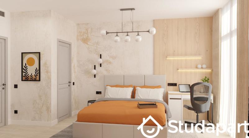 Chambre - 18 m² - 1 pièce