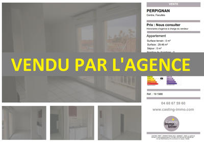 Appartement - 29 m² - 1 pièce