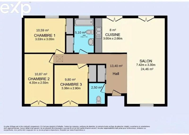 Pavillon - 120 m² - 4 pièces