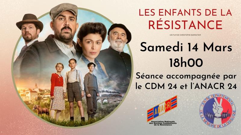 Ciné Rencontre autour de la mémoire de la Résistance et de la déportation en Dordogne