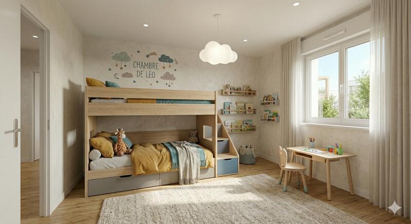 Appartement - 62 m² - 3 pièces