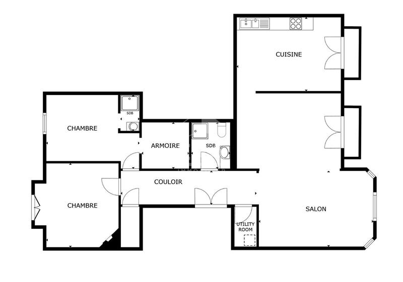 Appartement - 101 m² - 4 pièces