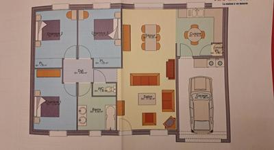 Maison - 92 m² - 5 pièces