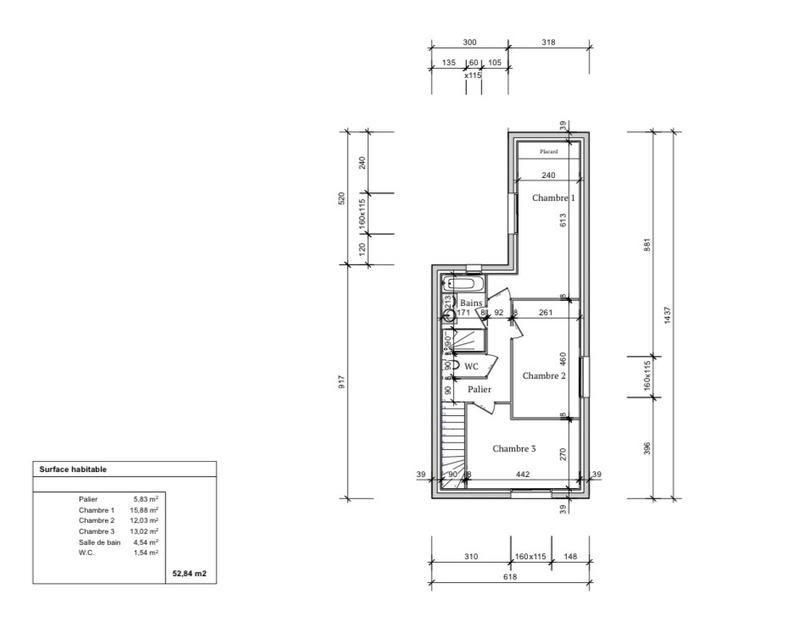 Maison - 107 m² - 4 pièces