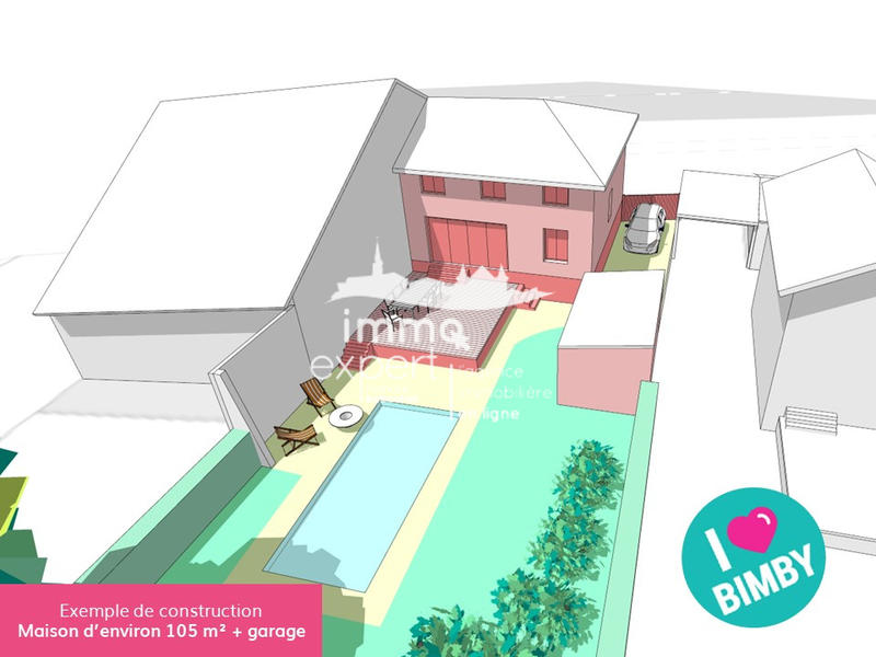 Terrain constructible - 1 863 m²