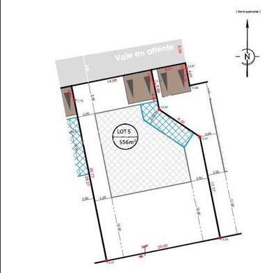 Terrain constructible - 556 m²