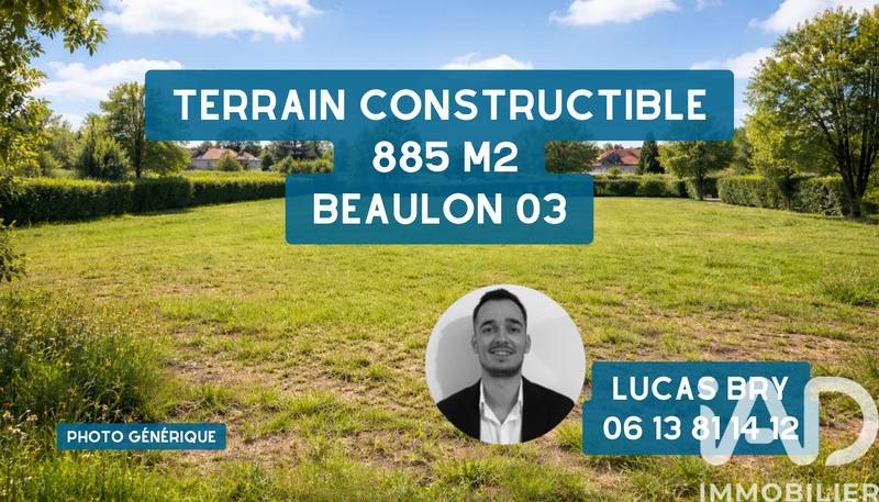 Terrain - 885 m²