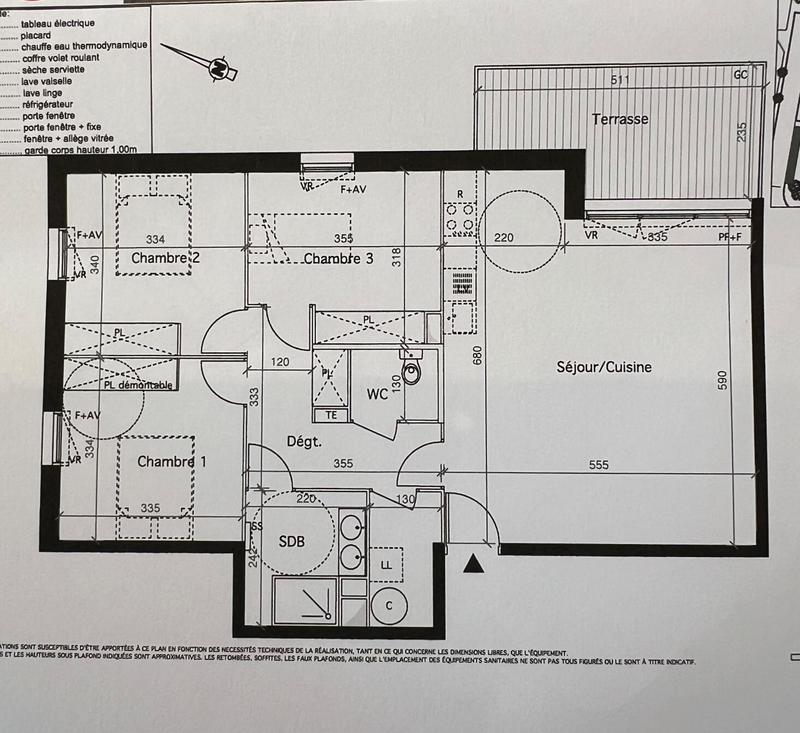Appartement - 85 m² - 4 pièces