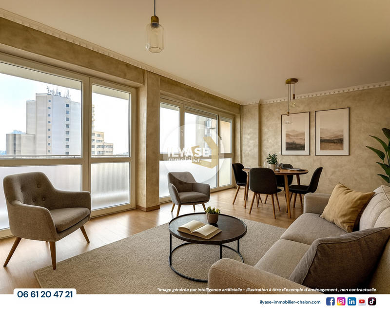 Appartement - 75 m² - 4 pièces