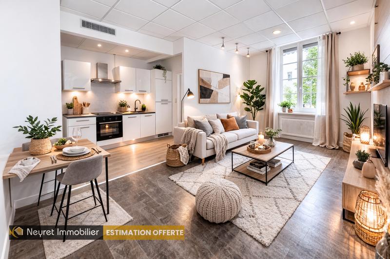 Appartement - 40 m² - 2 pièces