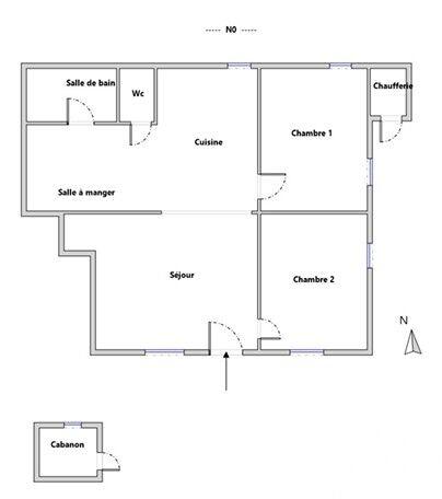 Appartement - 62 m² - 3 pièces