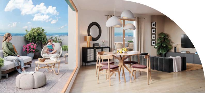 Appartement - 71 m² - 3 pièces