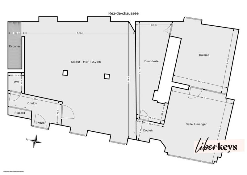 Appartement - 166 m² - 6 pièces