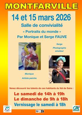 Exposition: Portraits du monde de Monique et Serge Fauve