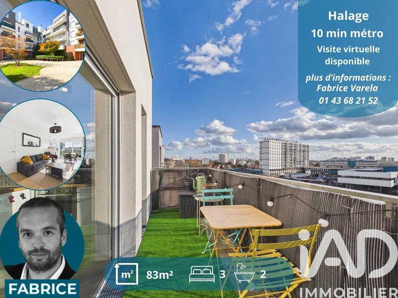 Appartement - 83 m² - 4 pièces