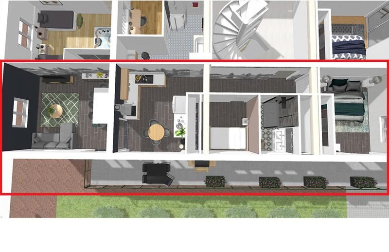 Appartement - 80 m² - 3 pièces