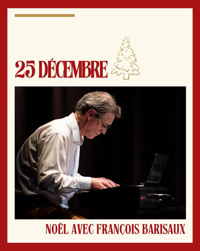 Fêtons Noël avec François Barisaux au piano
