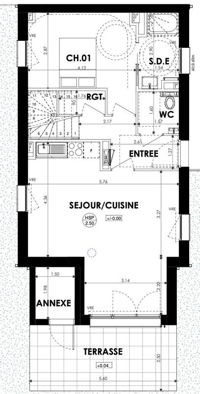 Maison contemporaine - 101 m² - 5 pièces