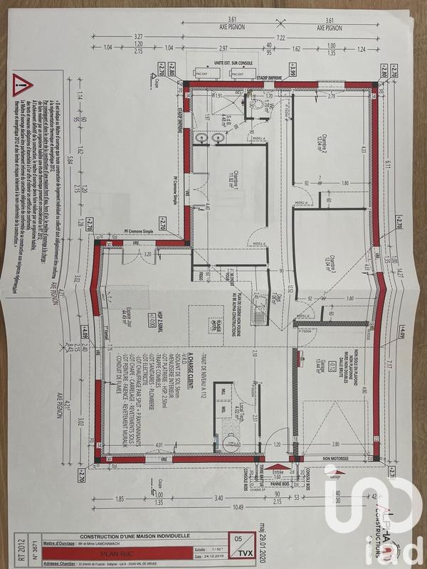 Maison - 113 m² - 5 pièces